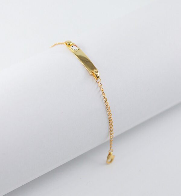 Pulseira Chapa H. Kitty Prata