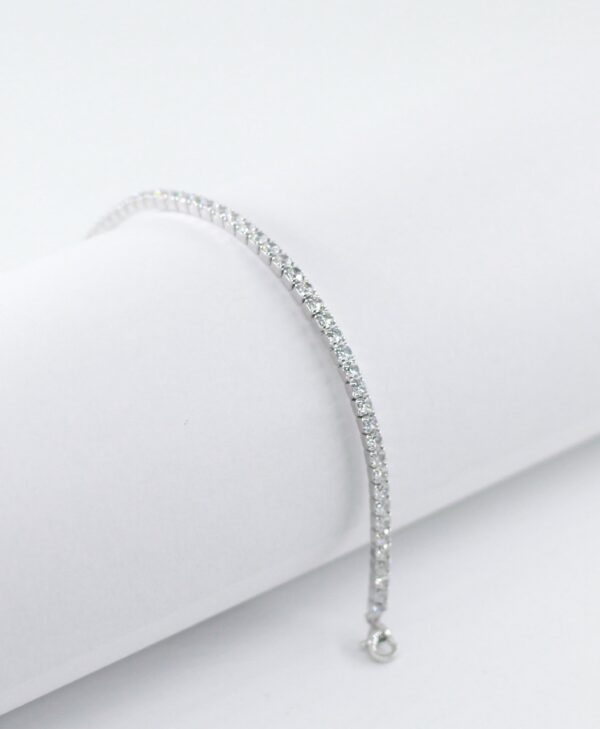 Pulseira Riviera Zircónias Prata