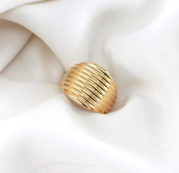 Anel Riscas Ouro 19,2Kt