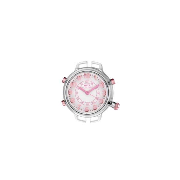 Relógio Analógico Rosa Watx and Co