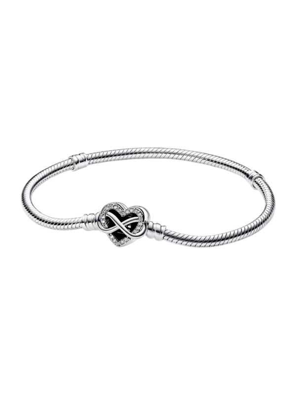 Pulseira Snake Coração Infinito Pandora