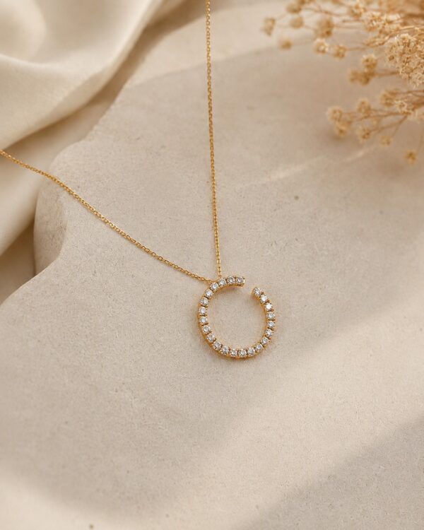 Colar Aro Diamantes Ouro 19,2Kt