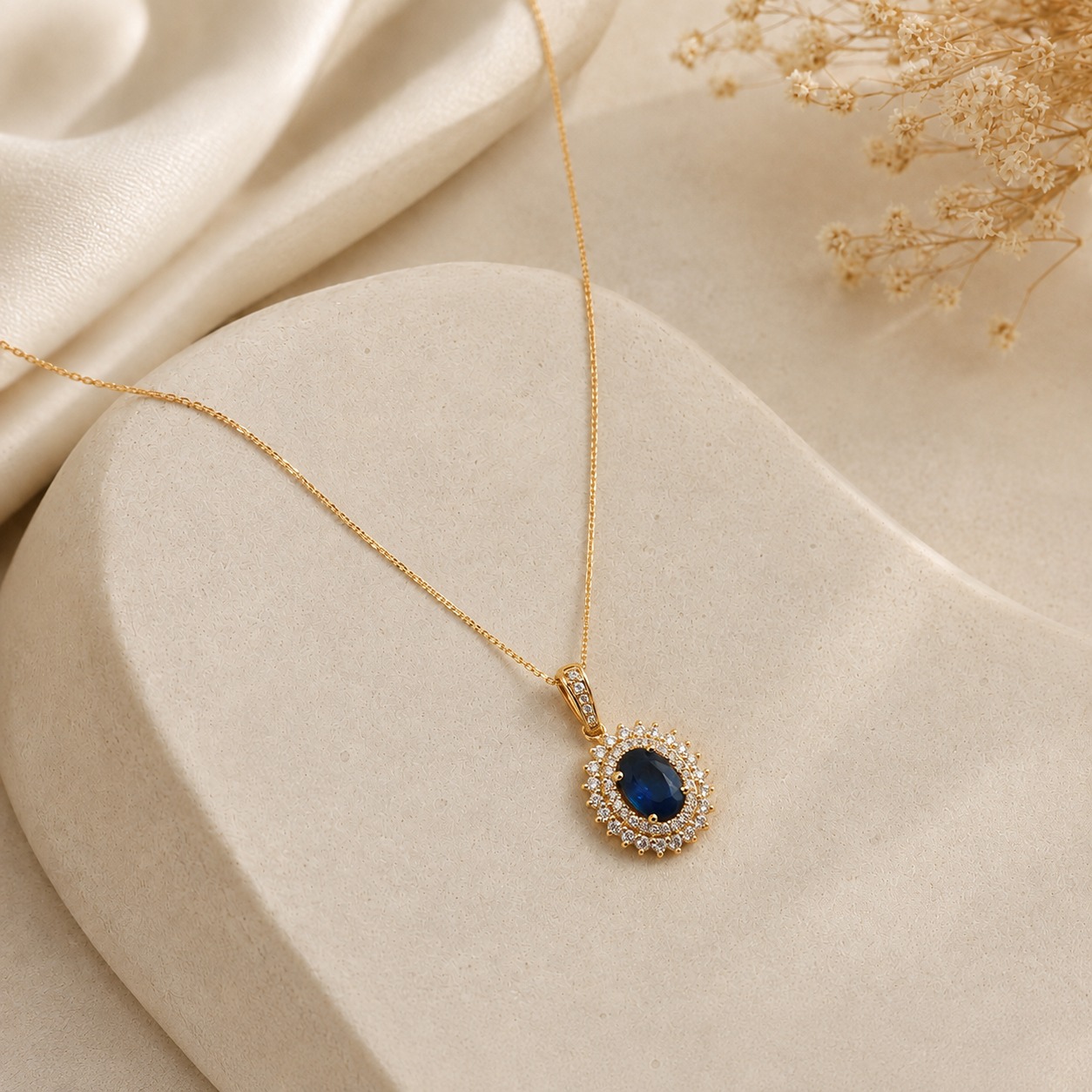 Colar Lady Di Diamantes Ouro 19,2kt