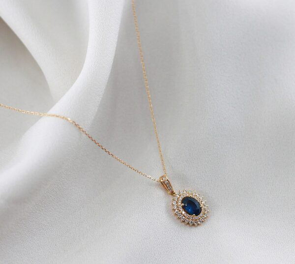 Colar Lady Di Diamantes Ouro