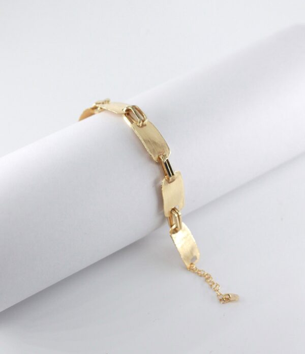 Pulseiras Chapas Prata