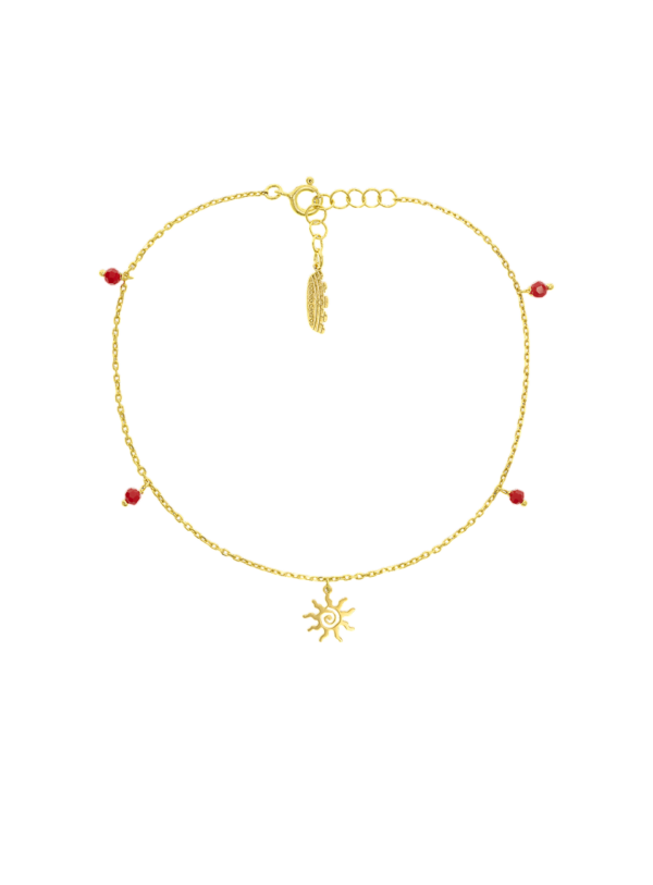 Pulseira de Pé Sole Prata Eugénio Campos