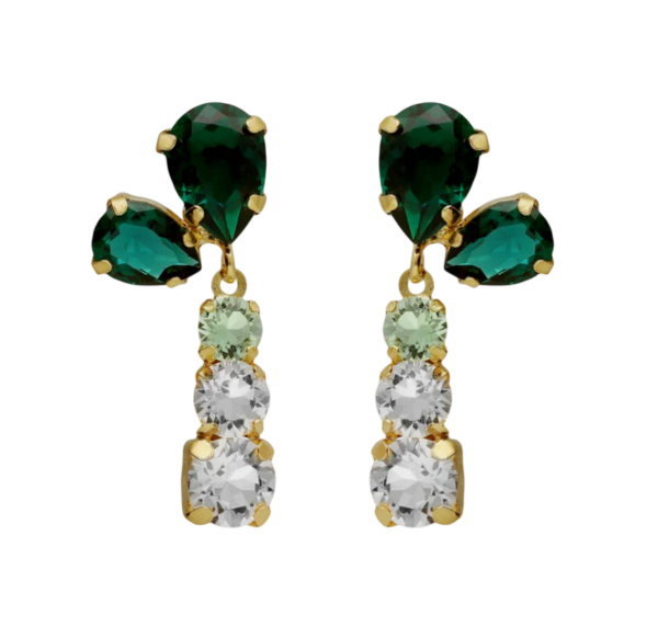 Brincos Swarovski Prata Victória Cruz