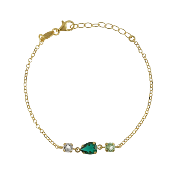 Pulseira Cristal Prata Victória Cruz