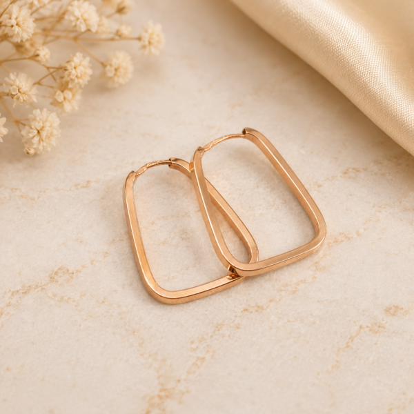 Argolas Triangular Ouro 19,2Kt