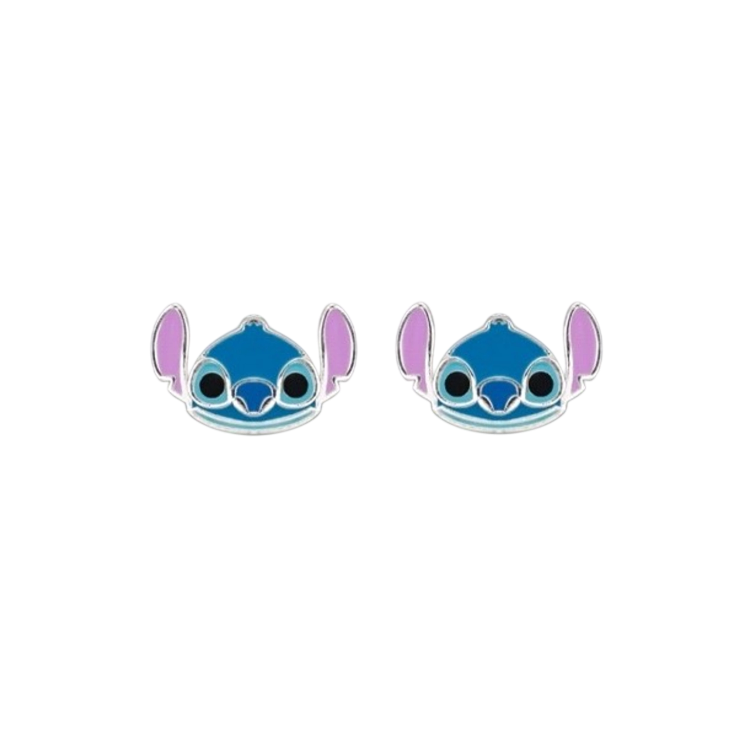 Brincos stitch Prata
