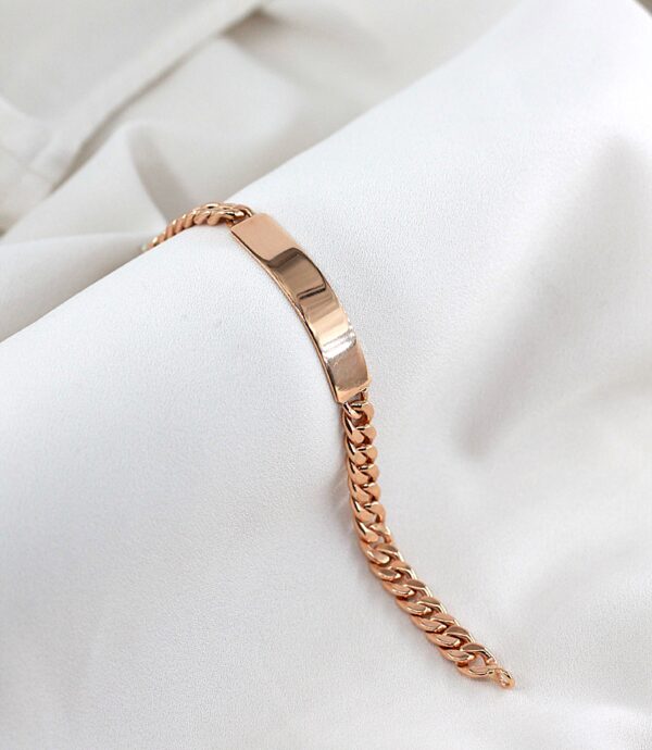Pulseira Chapa Personalizável Ouro 19,2kt