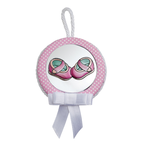 Medalha Berço Sapatinho Bilaminado