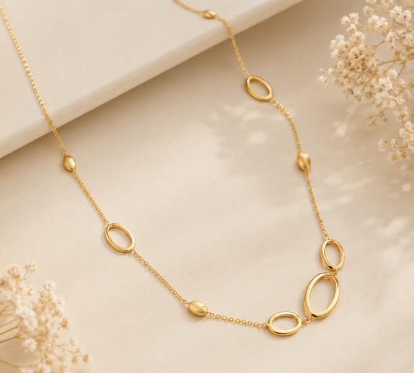 Colar Elos Ouro 19,2Kt
