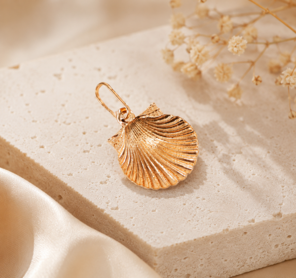 Medalha Concha Ouro 19,2Kt