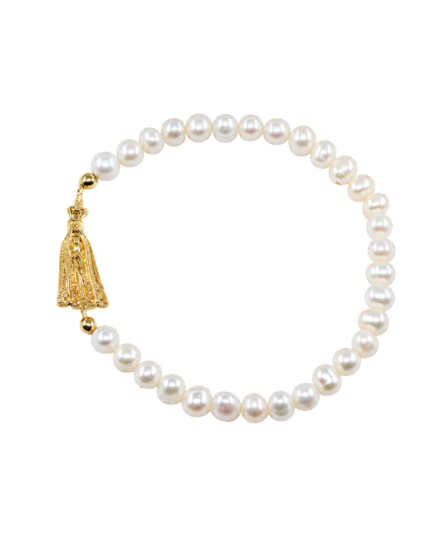 Pulseira Pérolas N. Sr.ª Fátima Prata
