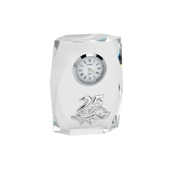 Relógio 25 Anos Cristal