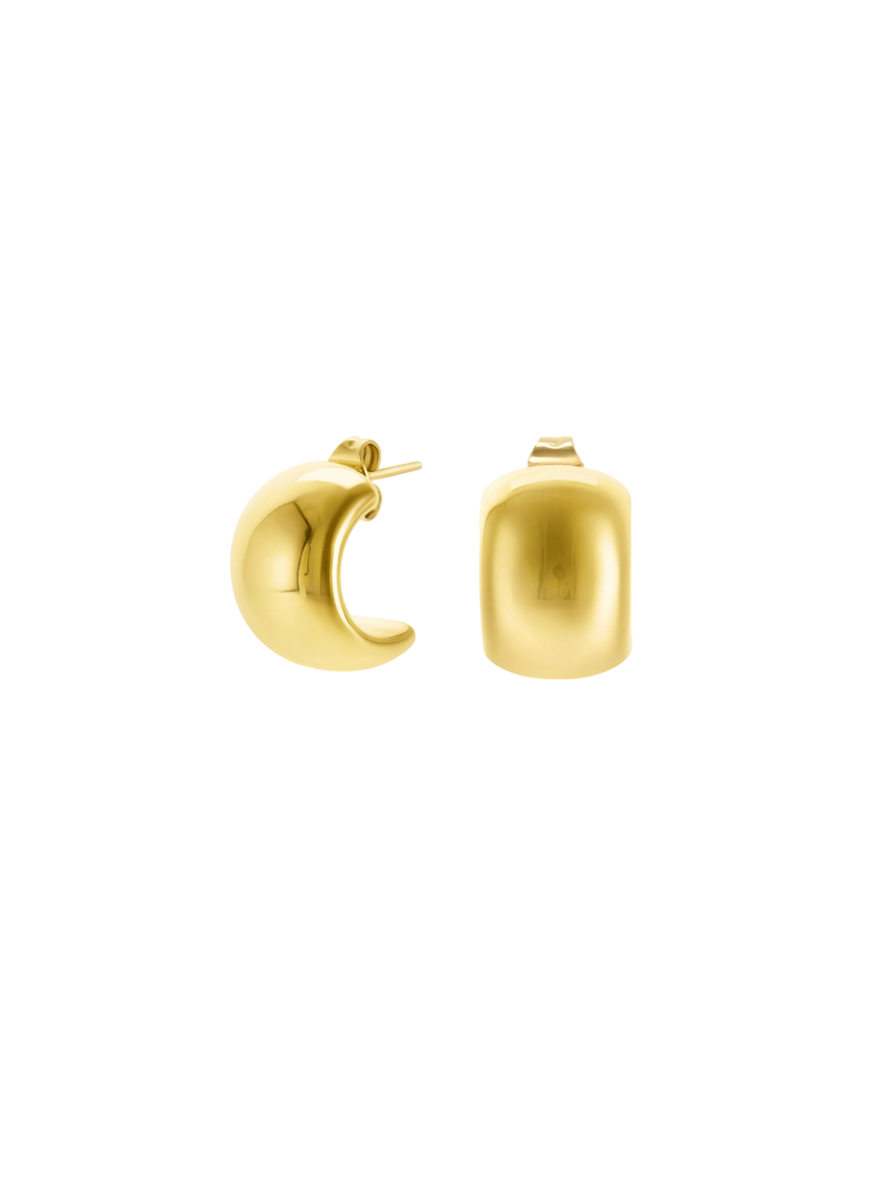 Brincos One Aço Dourado