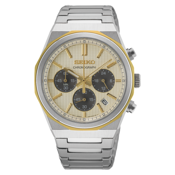 Relógio Classic Aço Bicolor Seiko
