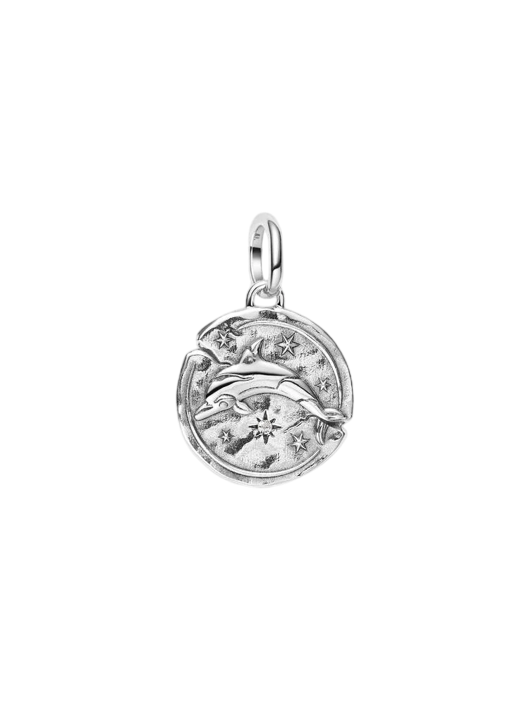 Pendente medalhão de golfinho