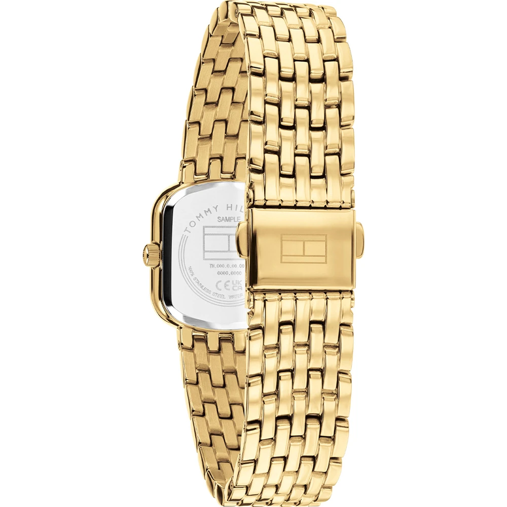 Relógio 1782923 Tommy Hilfiger AçoDourado Cristais.