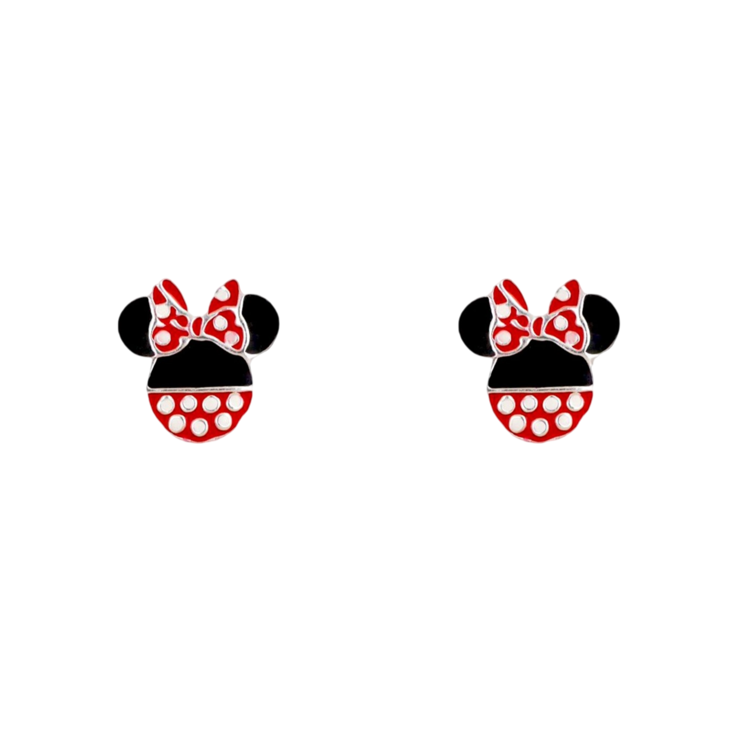 Brincos Prata Minnie
