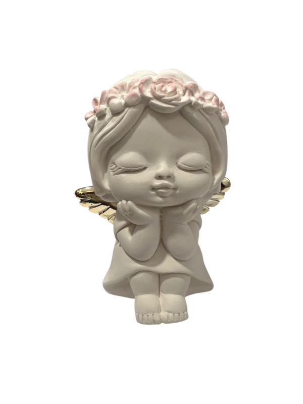 Anjo Menina PVD Dourado