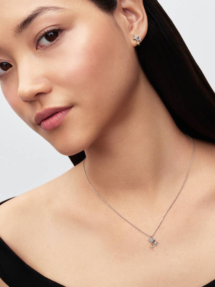 Brincos 265050C01 Prata925 e Revestimento a Ouro14kt Pandora Zirconias4