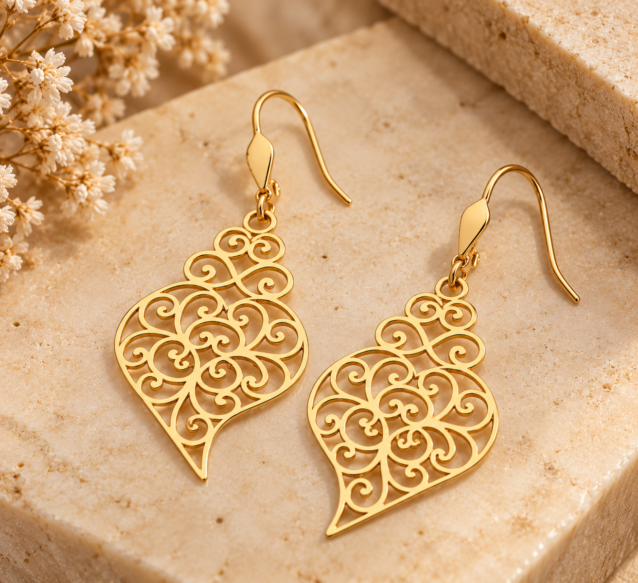 Brincos Ouro 19.2kt Coracao Viana