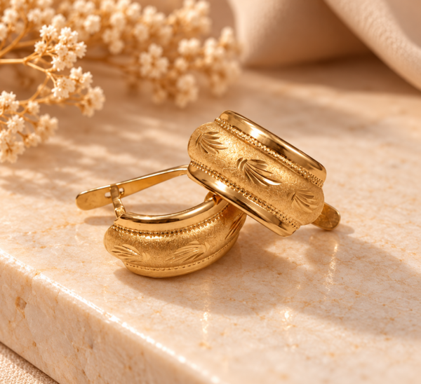 Brincos 3 Vias Ouro 19.2Kt