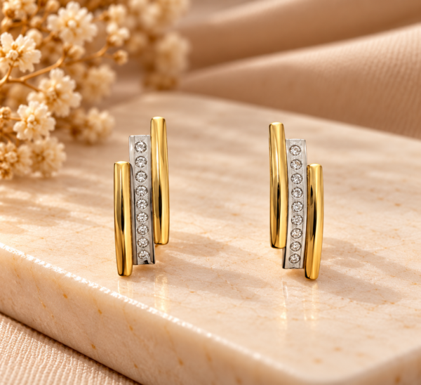 Brincos Aro Escape Ouro 19.2Kt