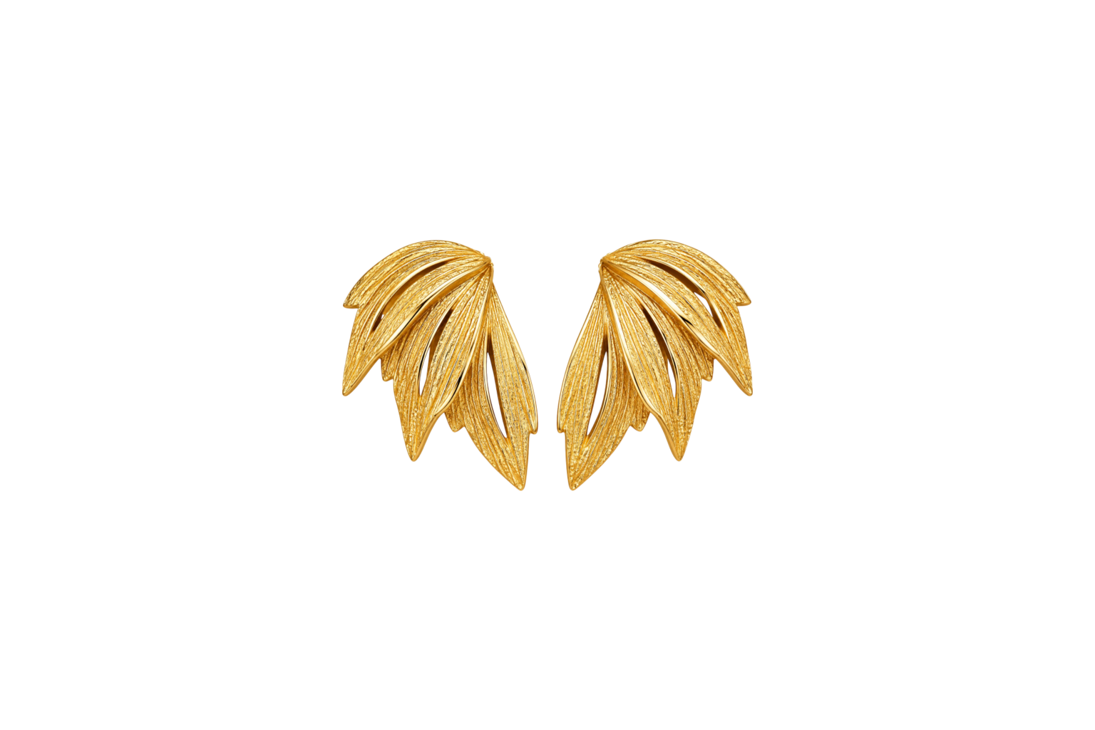 Brincos PrataDourada925 3Folhas