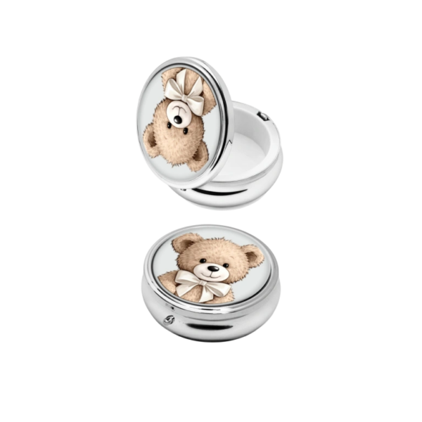 Caixa 1º Dente Urso PVD Prateado