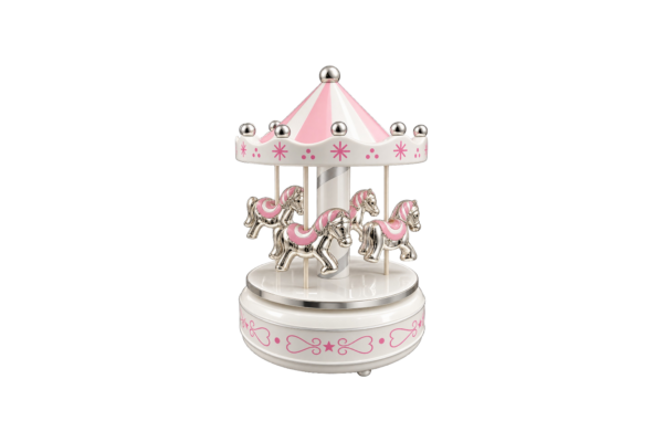 Carrossel Musical Rosa Bilaminado