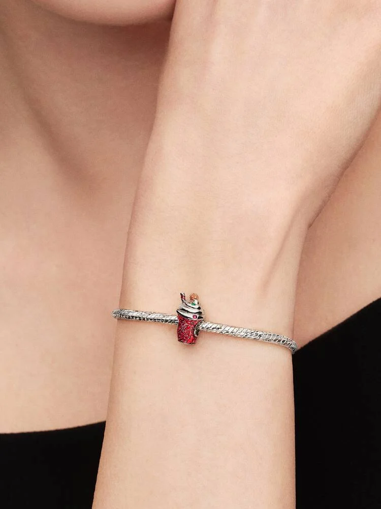 Conta 735058C01 Prata925 Pandora Esmalte+Zirconias+Bioresina.
