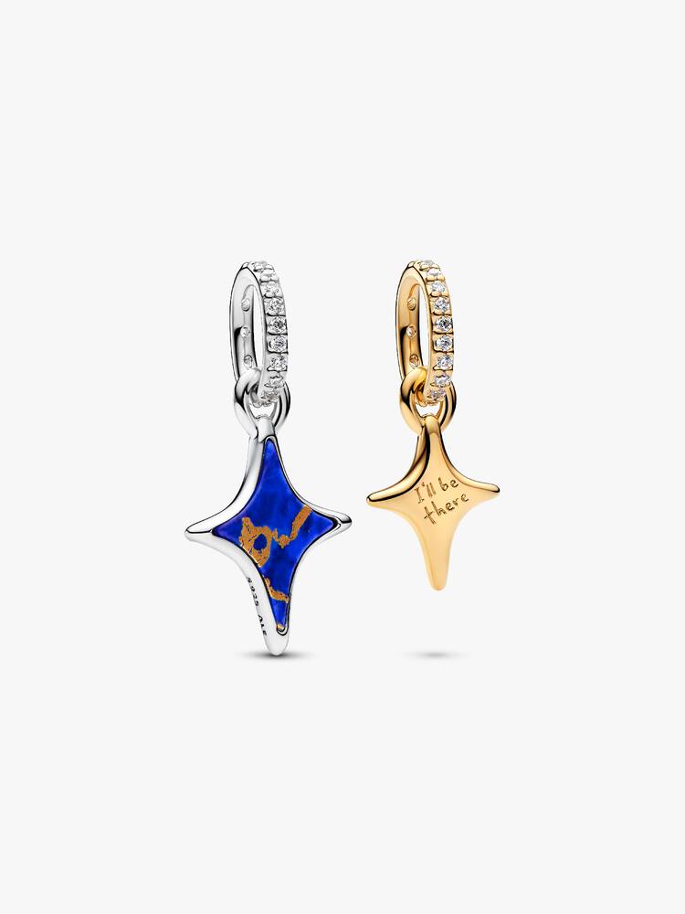Conta 764945C01 Prata925+Revestido a Ouro14Kt Pandora Divisivel LapisLazuli Imitação…..