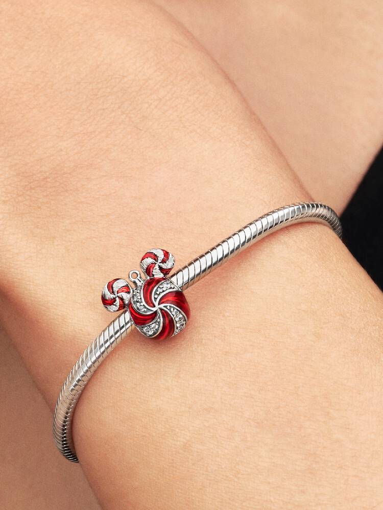 Conta 794948C01 Prata925 Pandora X Disney Zirconia+Esmalte.