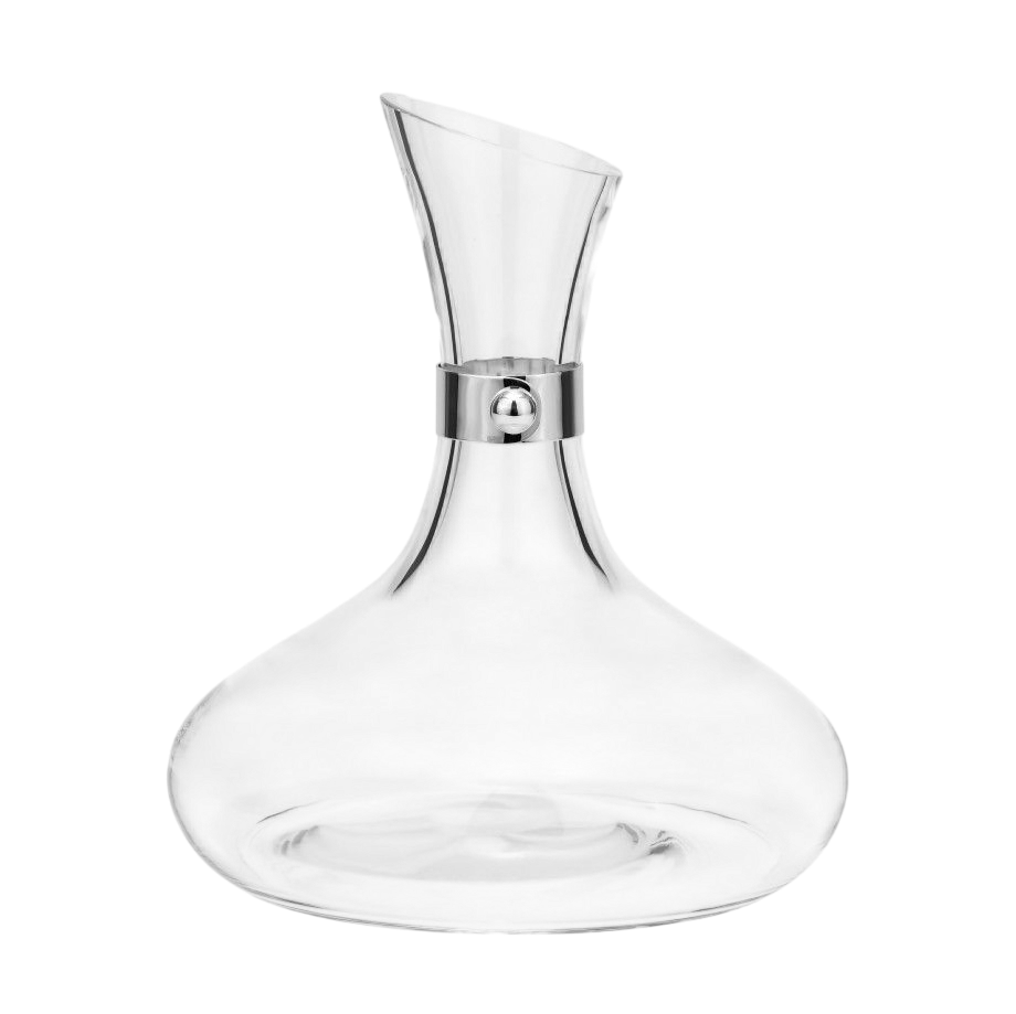Decanter Gentleman Vidro + BanhoPrata Topazio