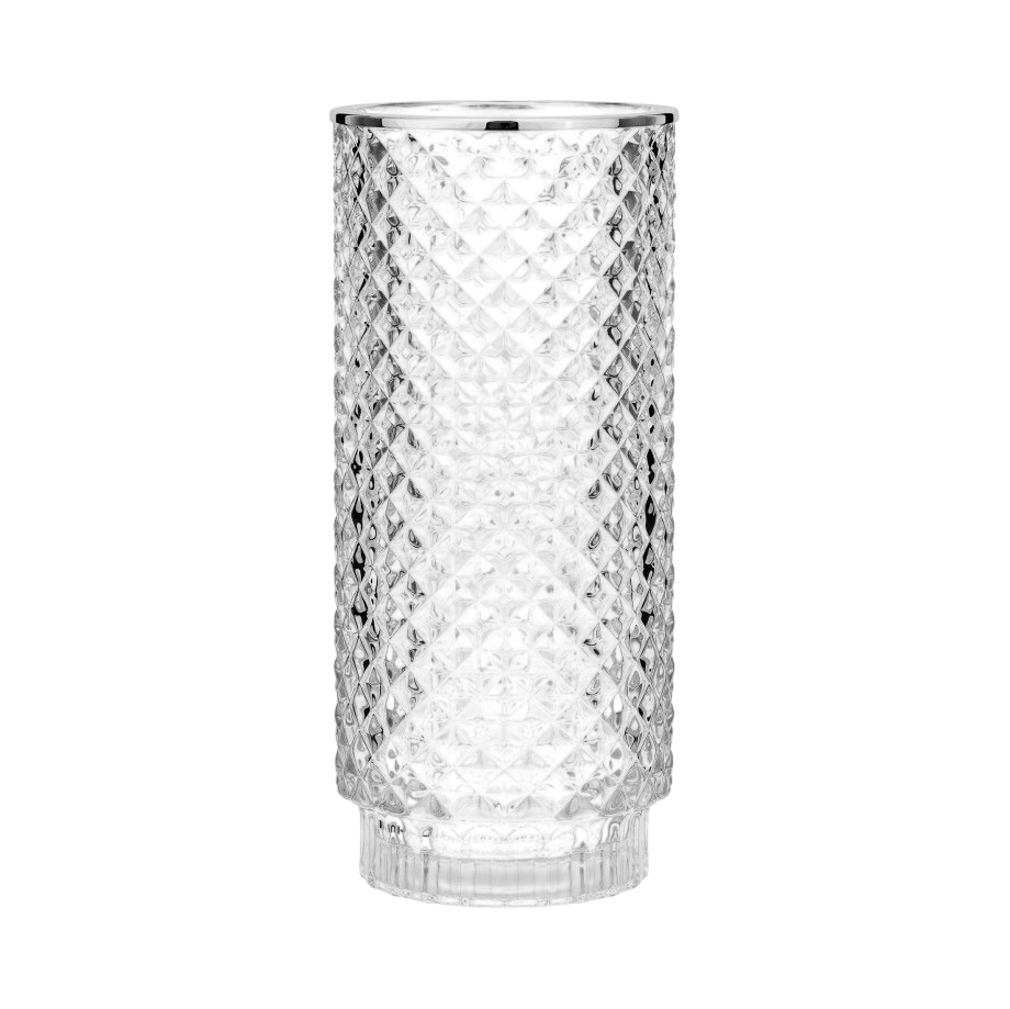 Jarra Diamond Vidro + BanhoPrata Topazio