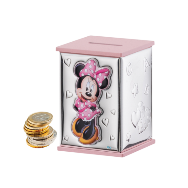 Mealheiro Mickey Pvd Prateado