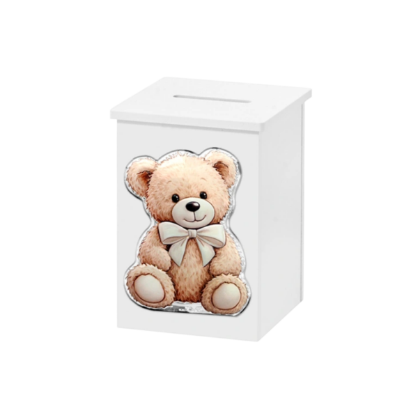 Mealheiro Branco Urso PVD
