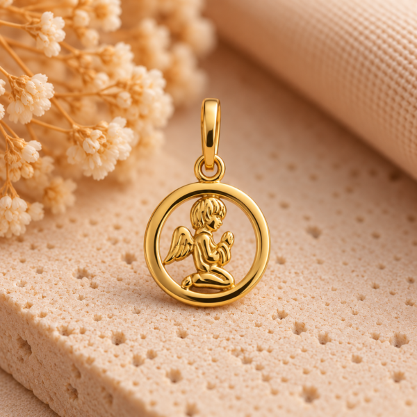 Medalha Anjo Ouro 19.2Kt