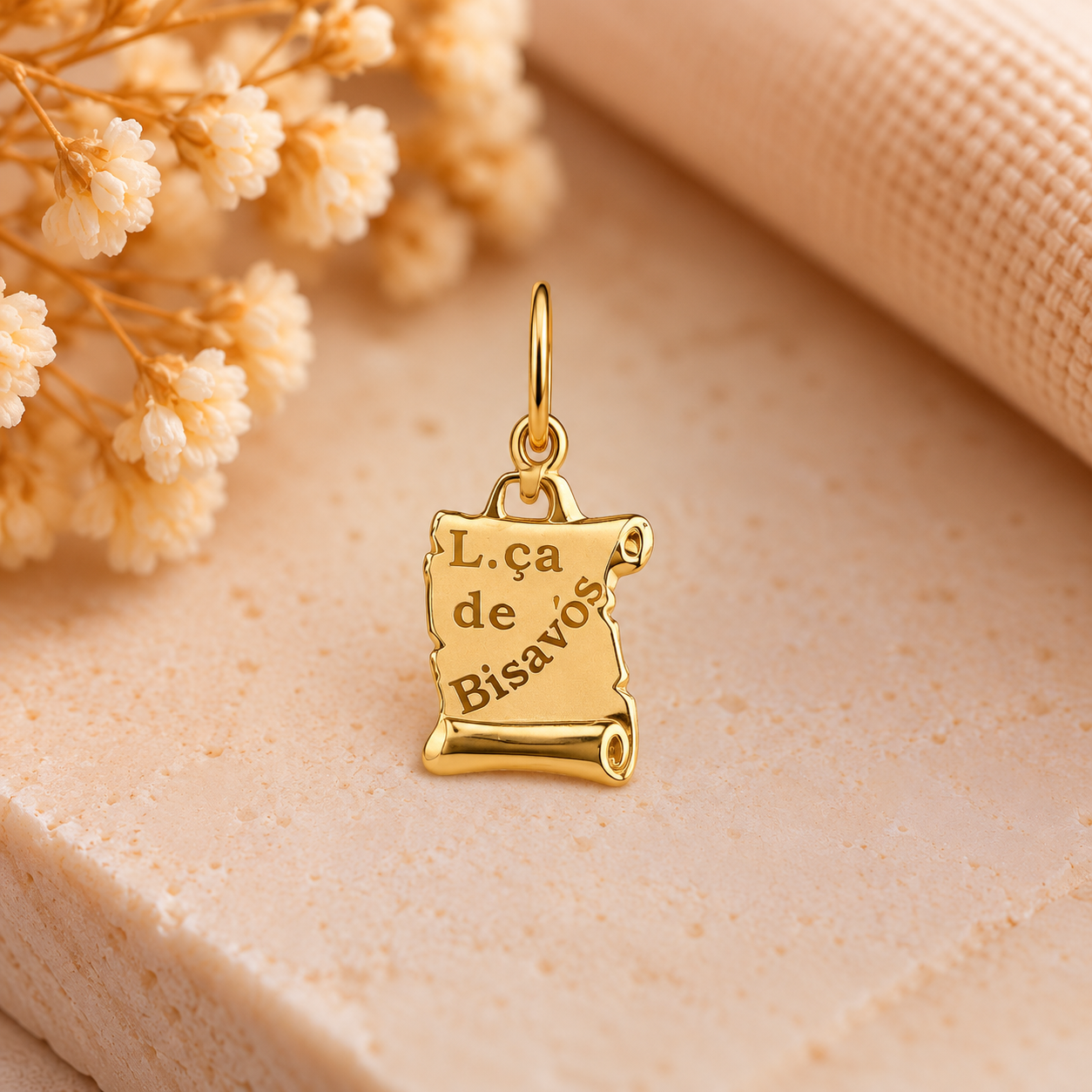 Medalha Ouro19.2Kt Lça Bisavós