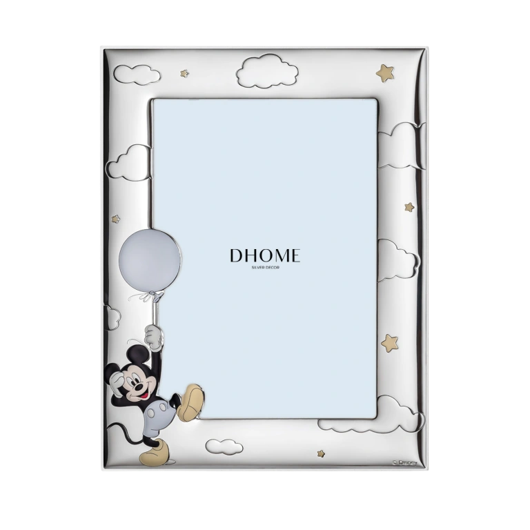 Moldura 10×15 Mickey PVD Prateado