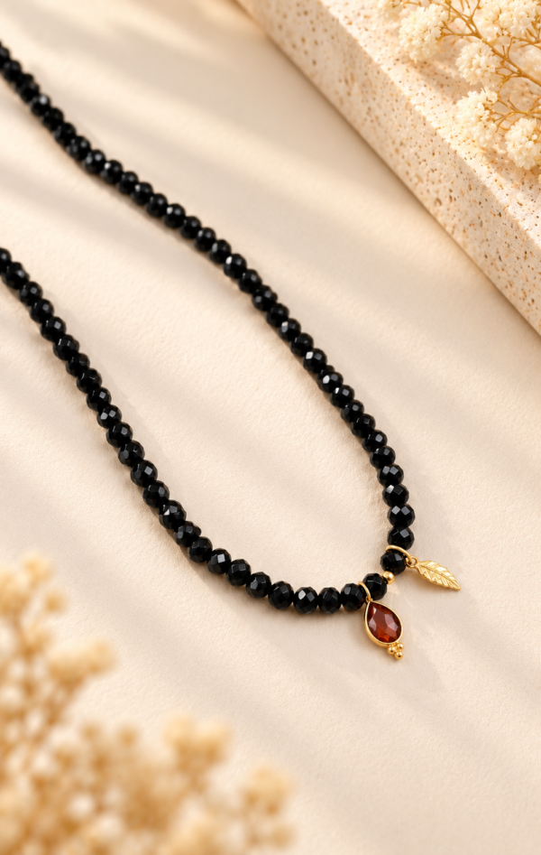 Pulseira / Colar Pedras Naturais Prata