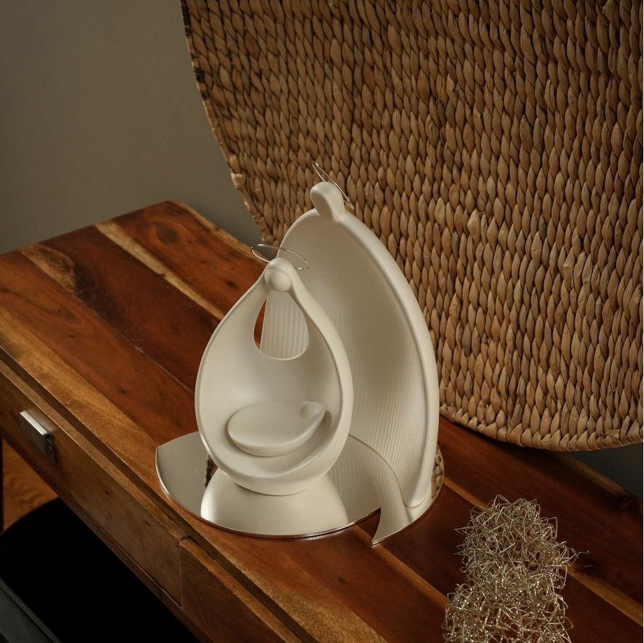 Presépio Familie Ceramica + BanhoPrata Topazio.