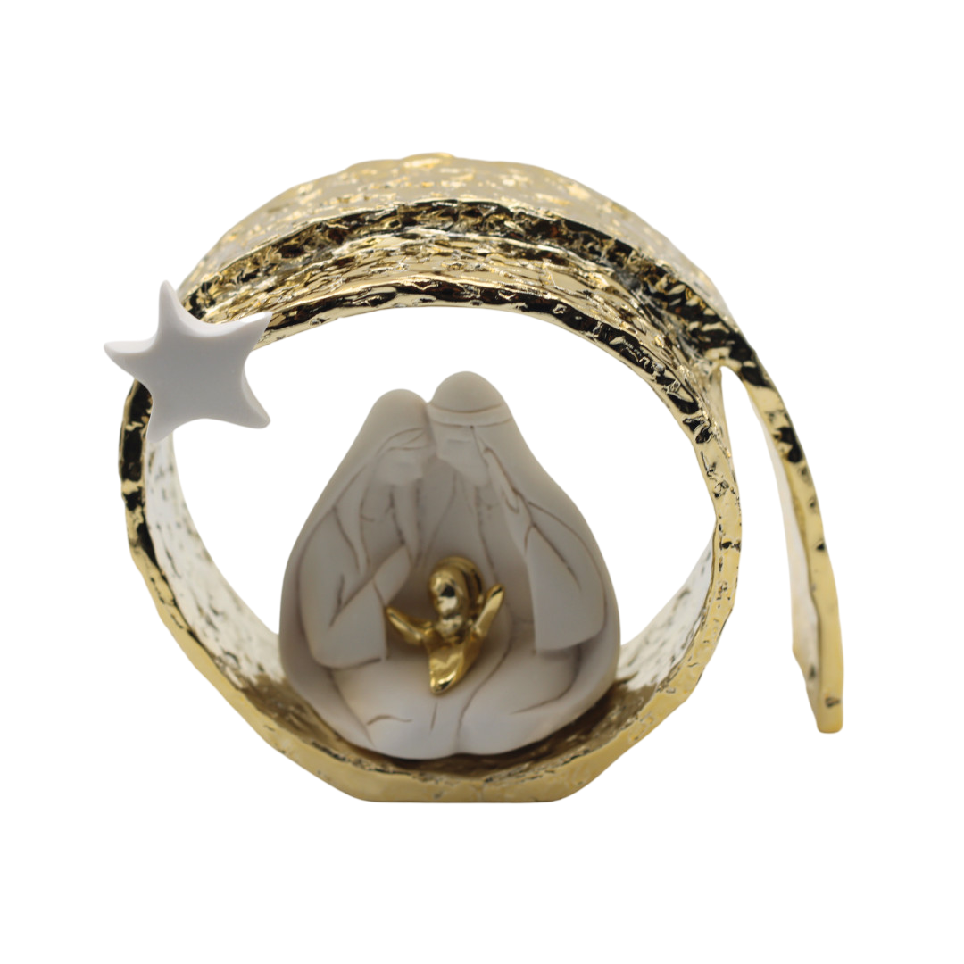 Presépio Vortex Bilaminado Dourado