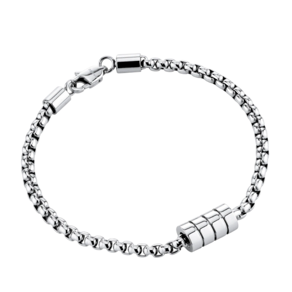 Pulseira Malha Centro Aço Hassu