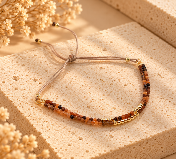 Pulseira Bolinhas Prata Dourada