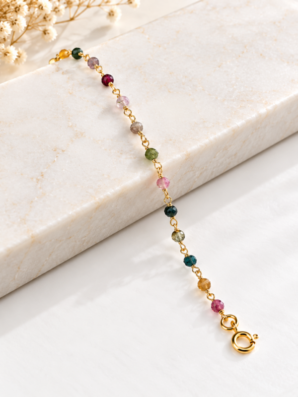 Pulseira Turmalina Prata