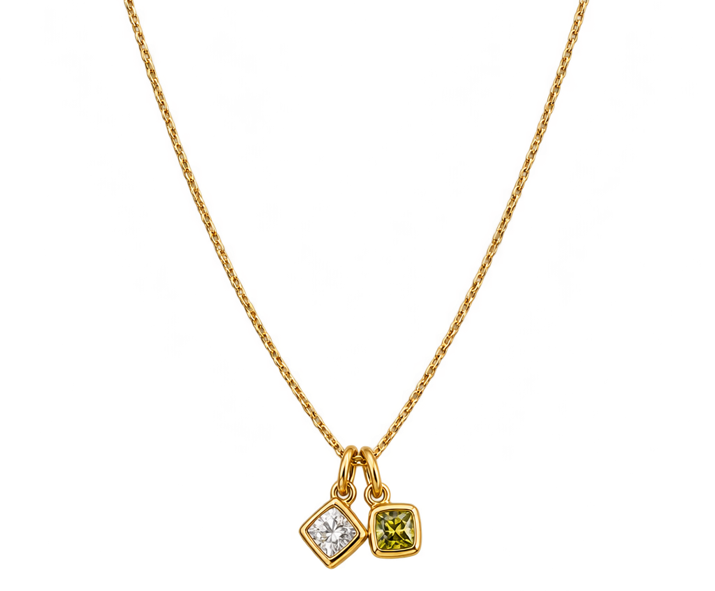 Pulseira PrataDourada925 EC Macrame Pedras Naturais